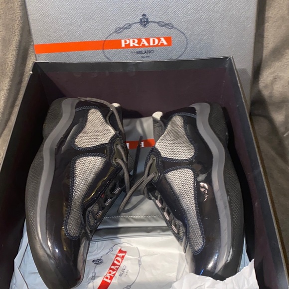 Pradas in mint condition, worth more now. Size 36 is 5.5Y in U.S. - Picture 1 of 11